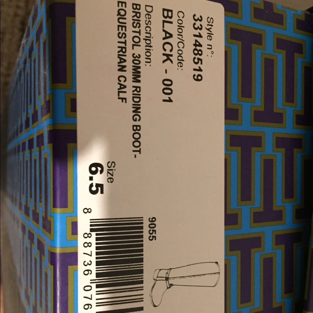 Black Tory Burch riding boots 6.5 - Picture 6 of 6